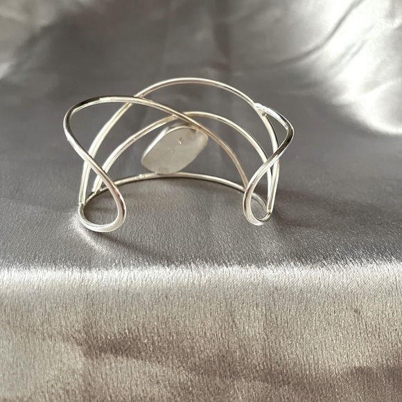 NWT Designer Sterling Lapis Wire Bracelet - Picture 6 of 6